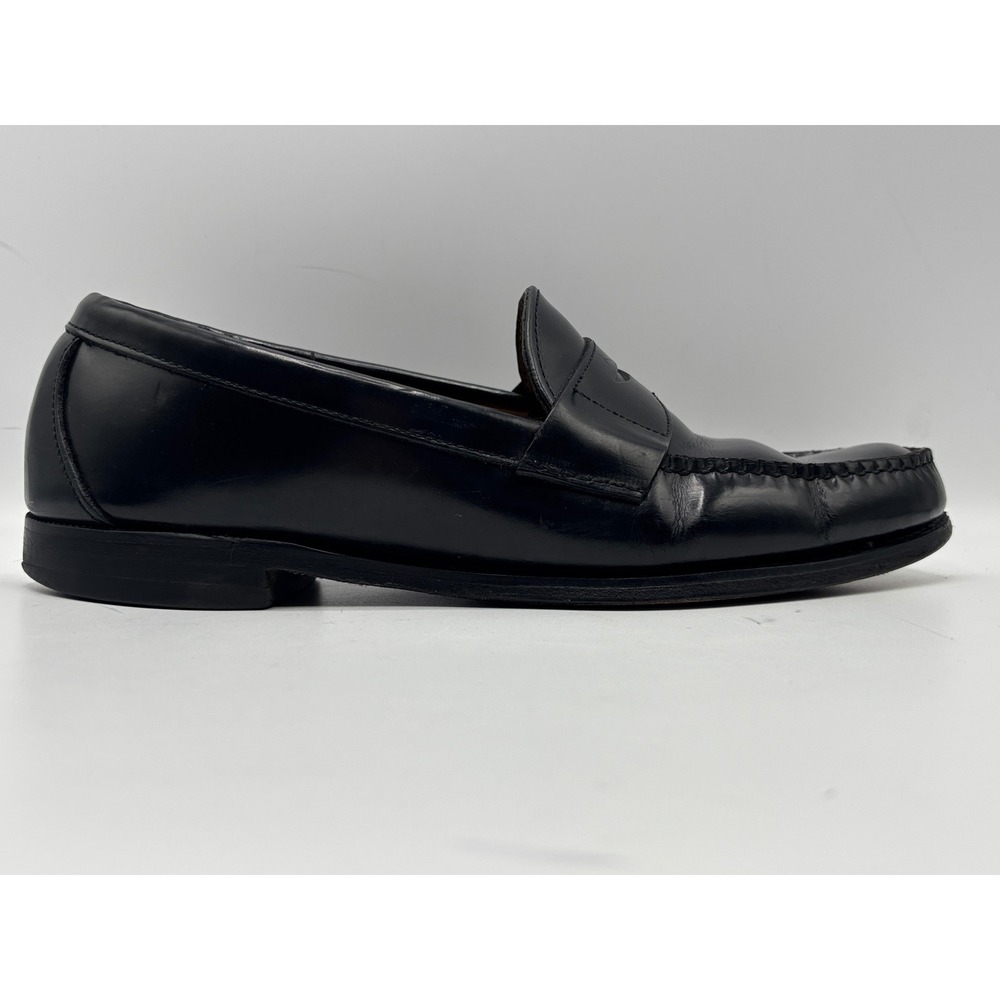 Brooks Brothers Men's Black Leather Penny Loafers Slip-On Dress Shoes Size 10 - Picture 7 of 13